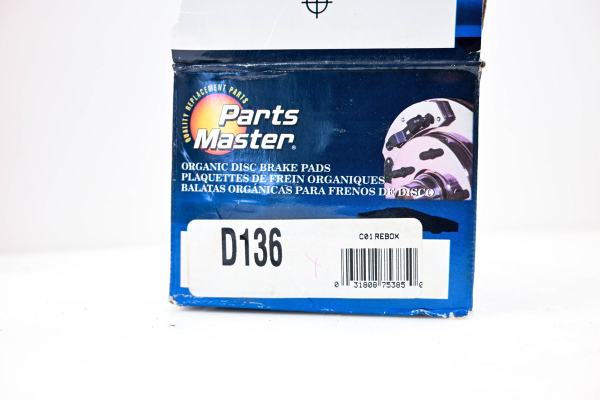Parts Master D136 Brake Pad Kit NOS