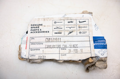 Piaggio CM141911 Carburetor Assembly