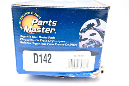 Parts Master D142 Brake Pad Kit NOS
