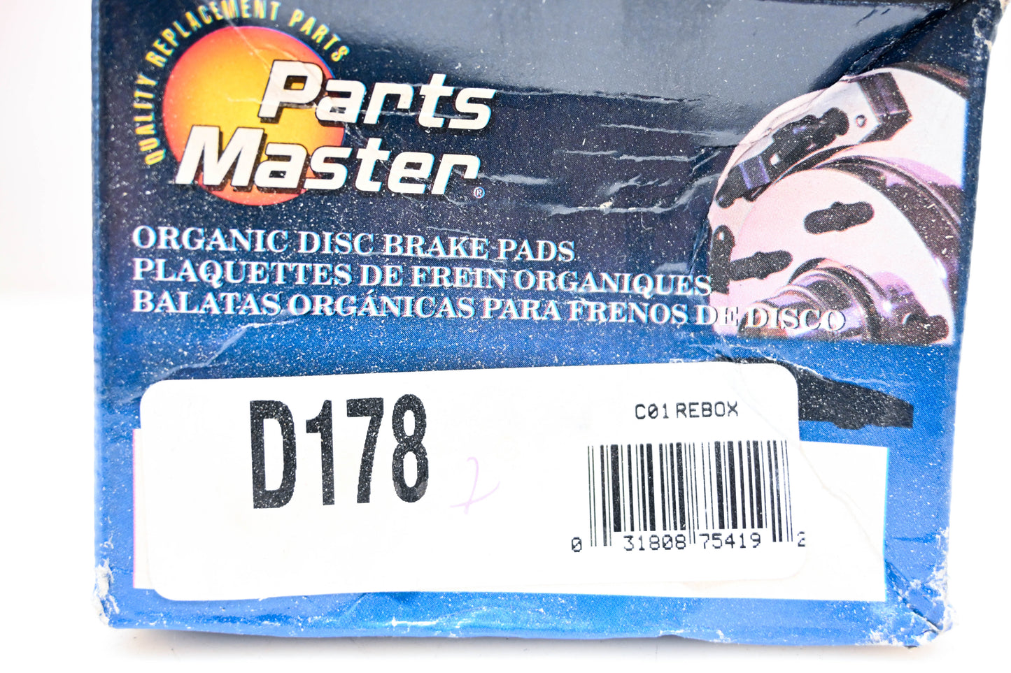 Parts Master D178 Brake Pad Kit NOS