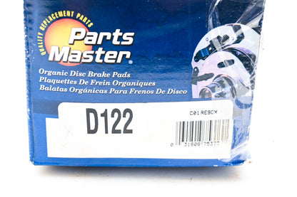 Parts Master D122 Brake Pad Kit NOS