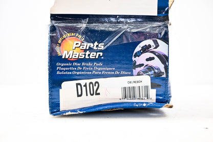 Parts Master D102 Brake Pad Kit NOS