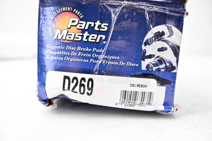 Parts Master D269 Brake Pad Kit NOS