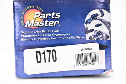 Parts Master D170 Brake Pad Kit NOS