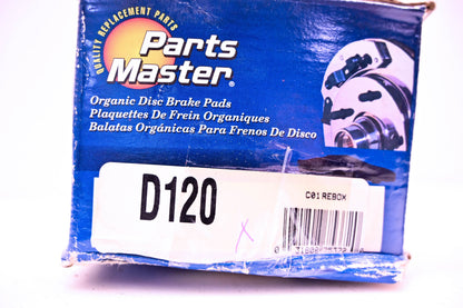 Parts Master D120 Brake Pad Kit NOS