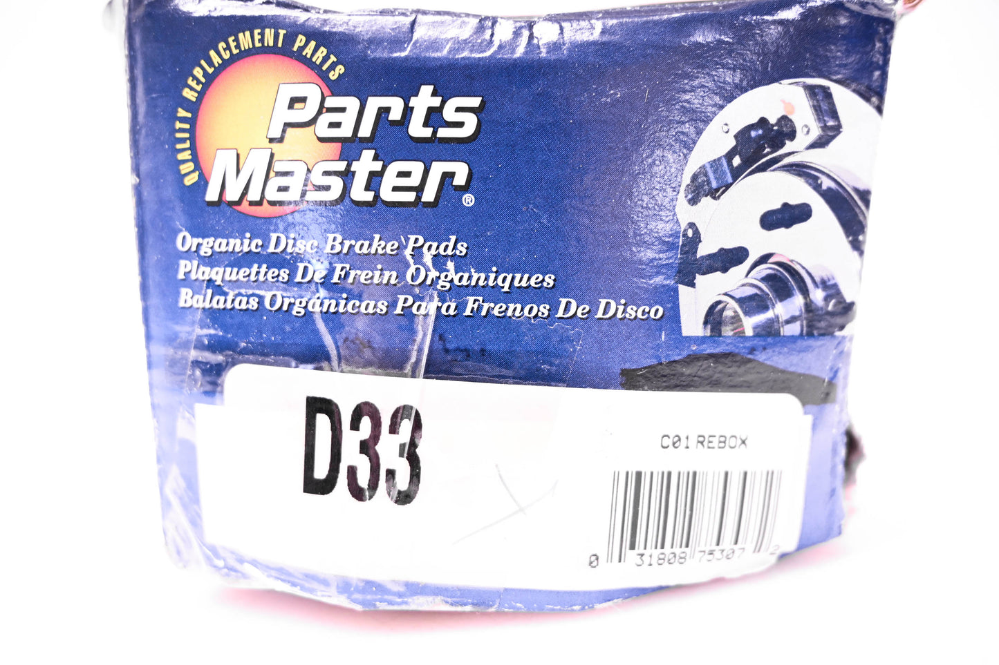 Parts Master D33 Brake Pad Kit NOS