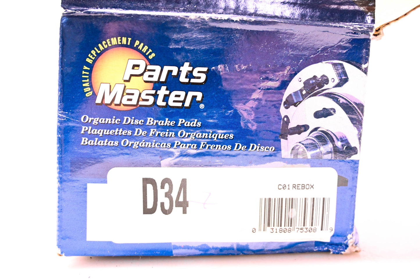 Parts Master D34 Brake Pad Kit NOS