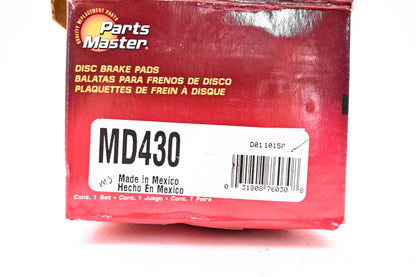 Parts Master MD430 Brake Pad Kit NOS
