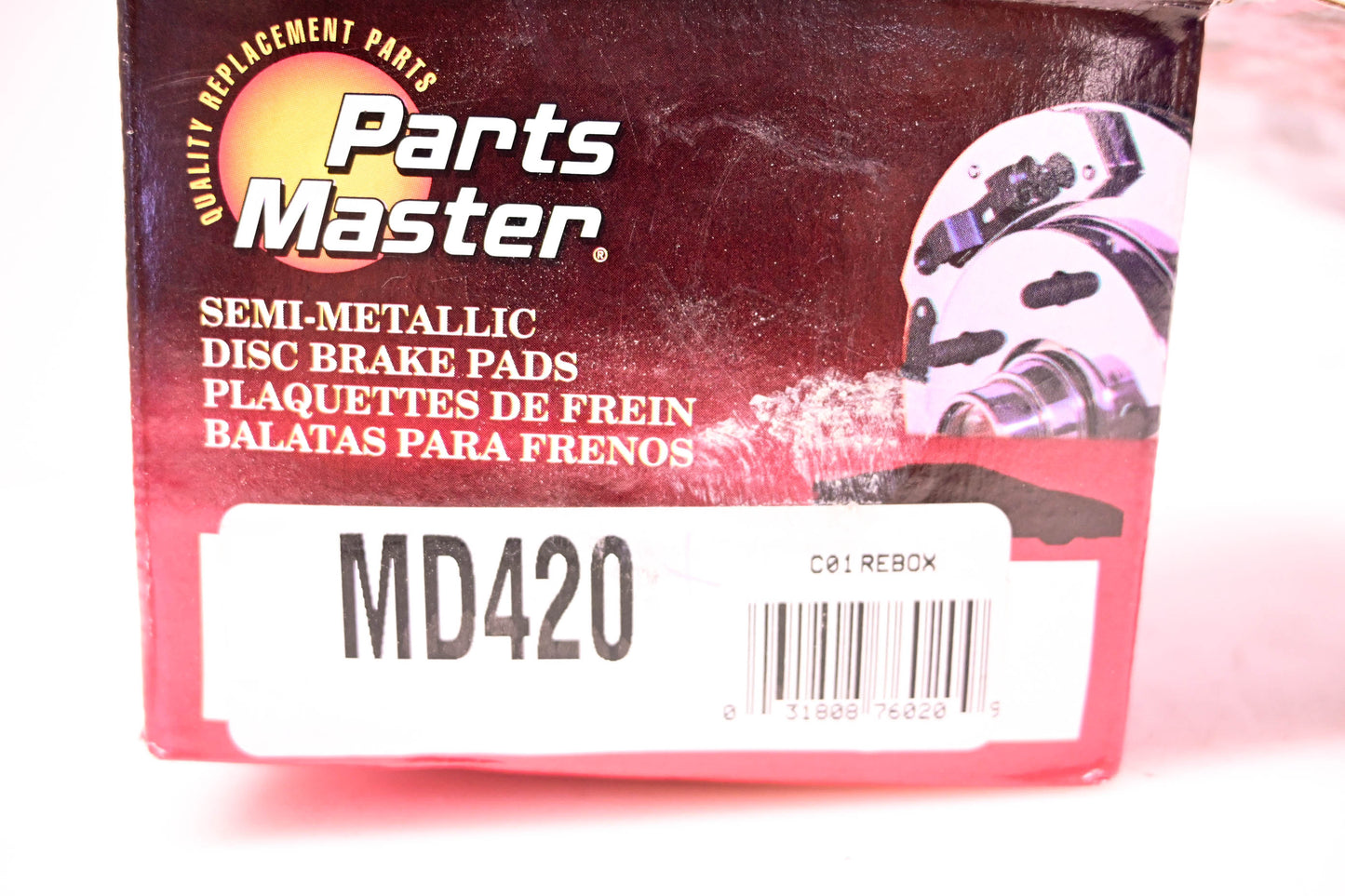 Parts Master MD420 Brake Pad Kit NOS