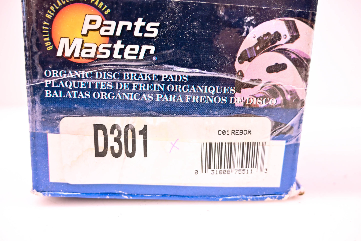 Parts Master D301 Brake Pad Kit NOS