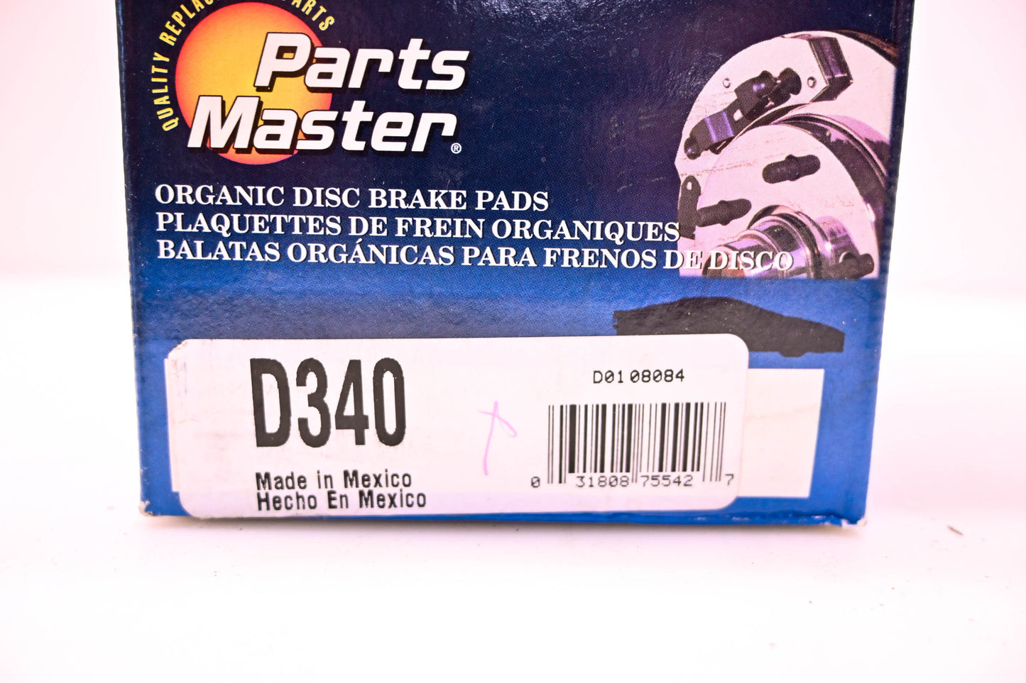 Parts Master D340 Brake Pad Kit NOS