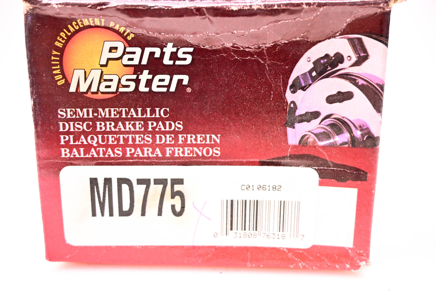 Parts Master MD775 Brake Pad Kit NOS