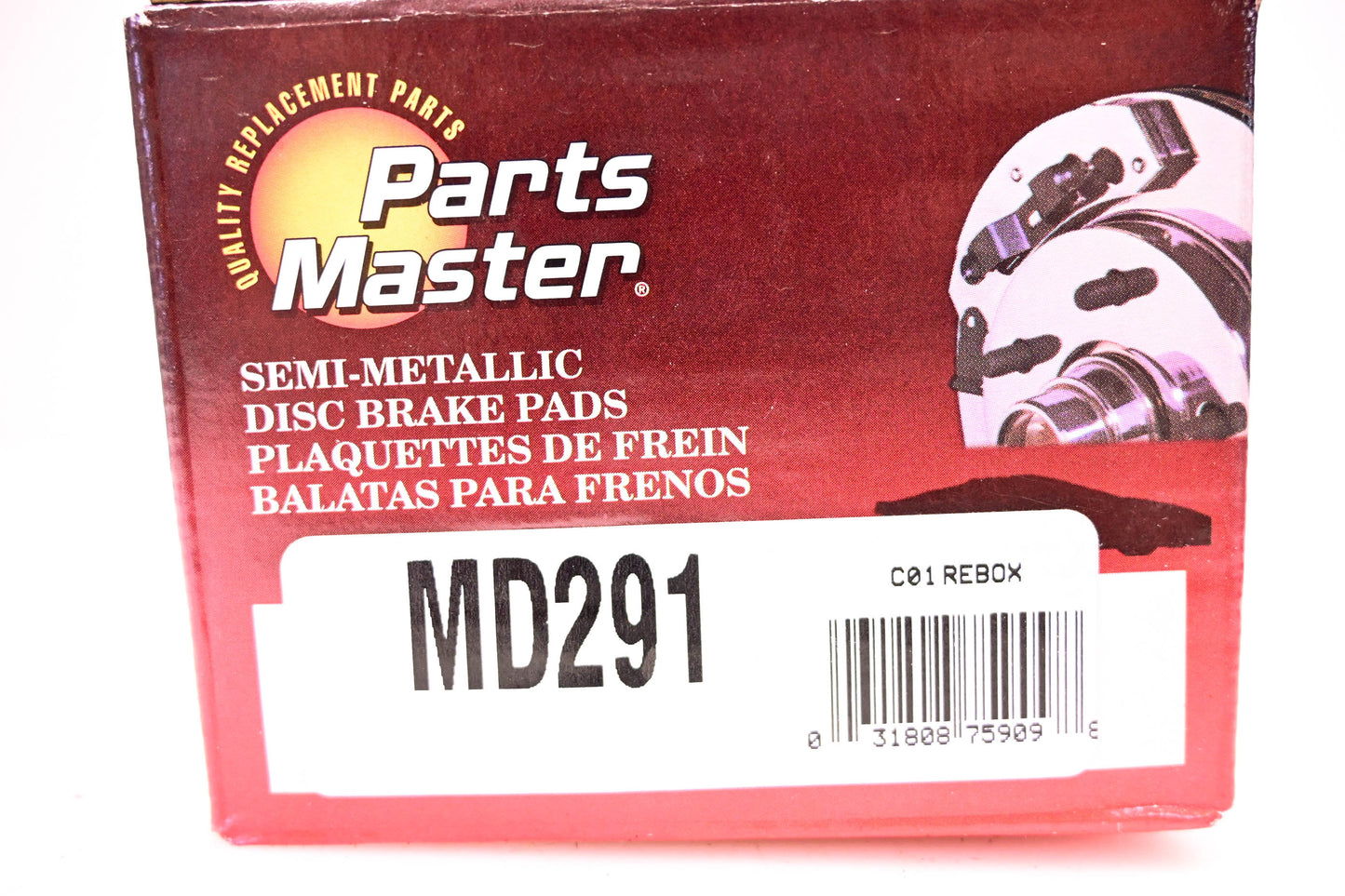 Parts Master MD291 Brake Pad Kit NOS