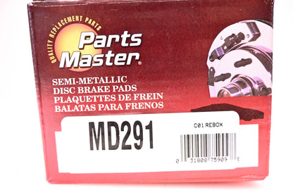 Parts Master MD291 Brake Pad Kit NOS