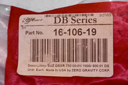 Zero Gravity 19-106-19 DB Series Tinted Windscreen NOS