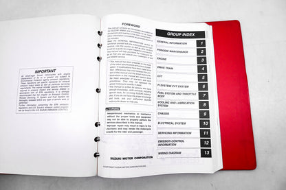 OEM Suzuki 99500-36110-03E AN650 K3 2003 Service Manual