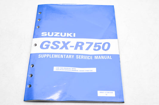 OEM Suzuki 99501-37200-03E GSX-R750 1997 Supplementary Service Manual