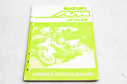 OEM Suzuki 99011-37F50-03A RM250 2000 Service Manual
