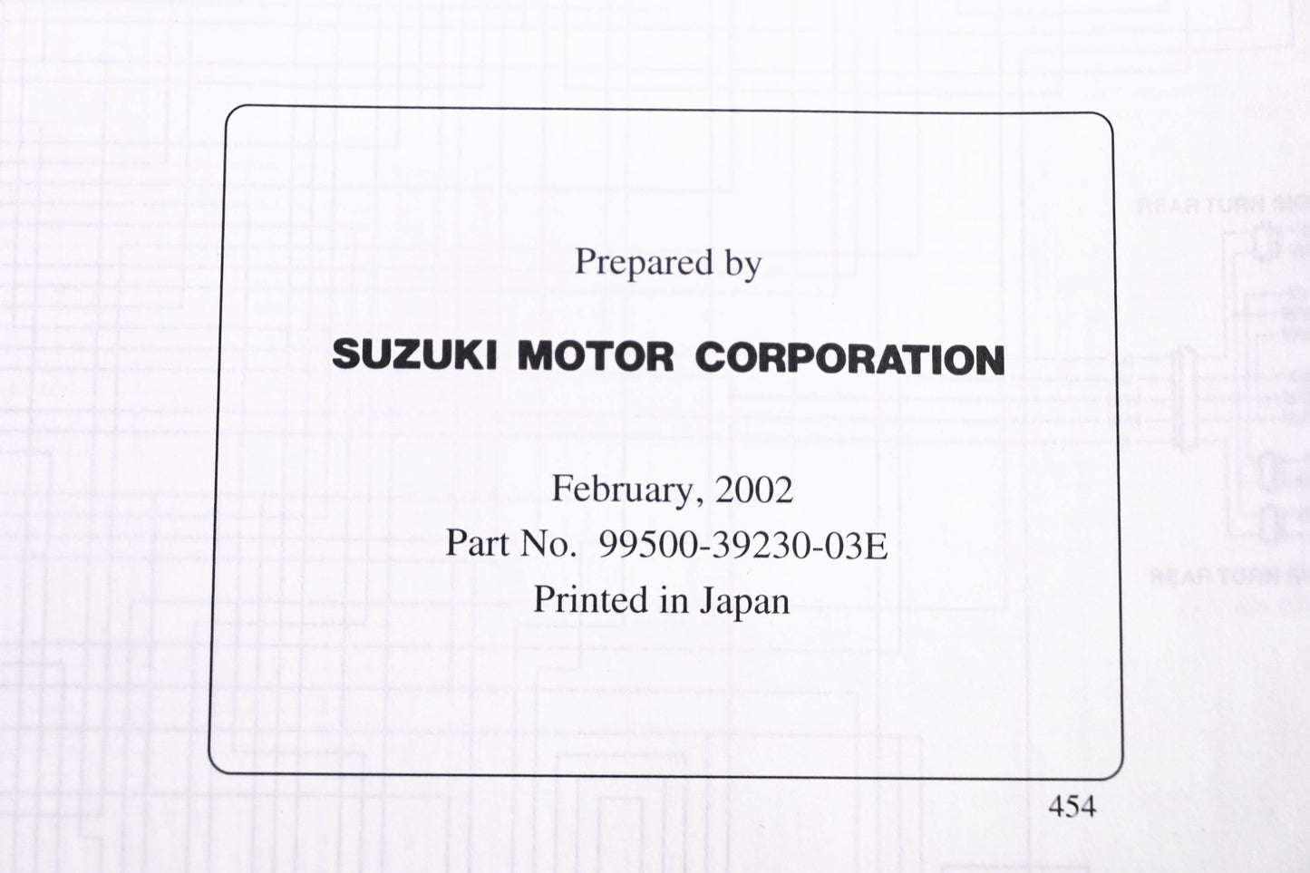 OEM Suzuki 99500-39230-03E DL1000 Service Manual