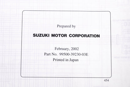 OEM Suzuki 99500-39230-03E DL1000 Service Manual