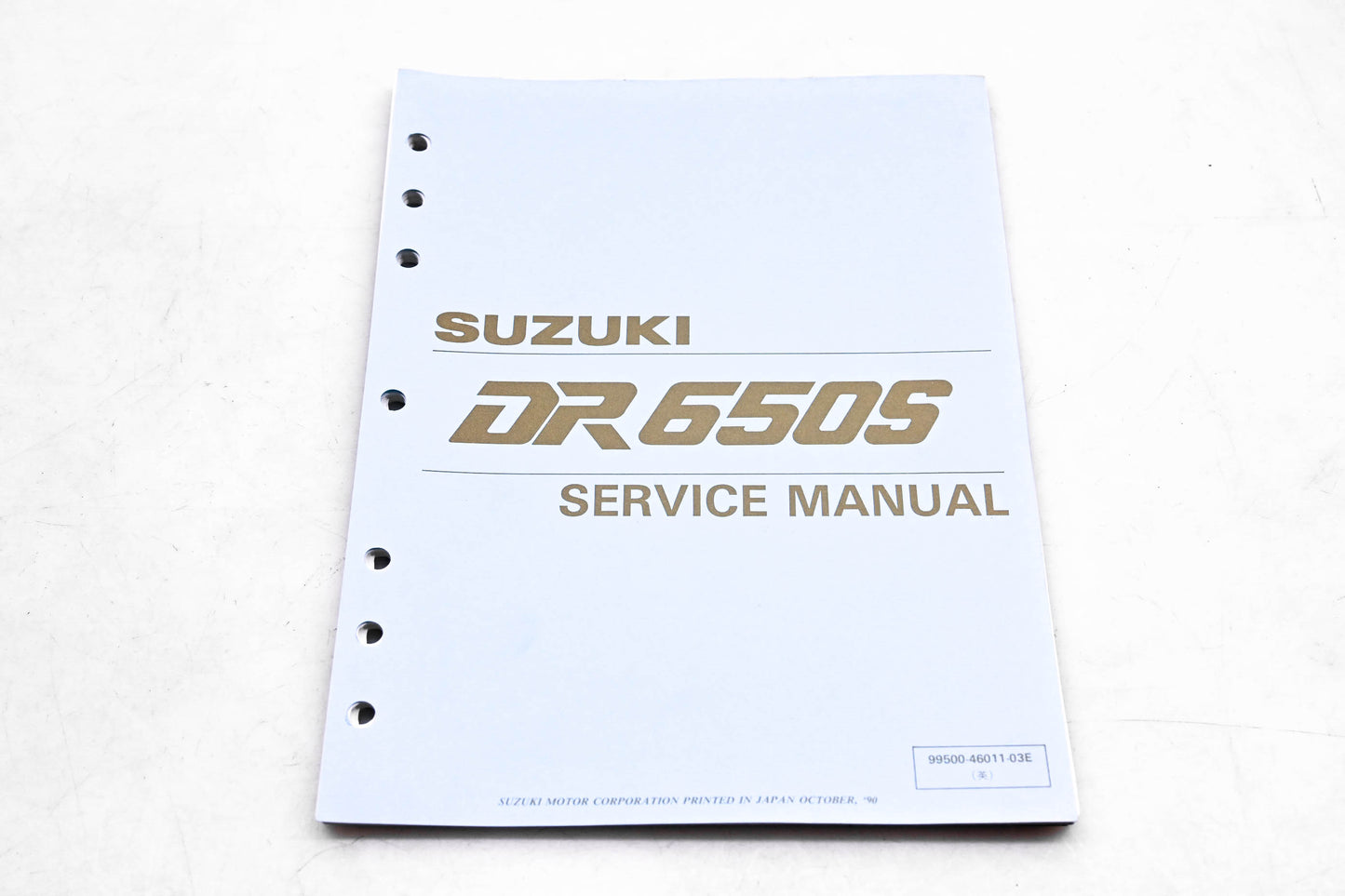 OEM Suzuki 99500-46011-03E DR650S Service Manual