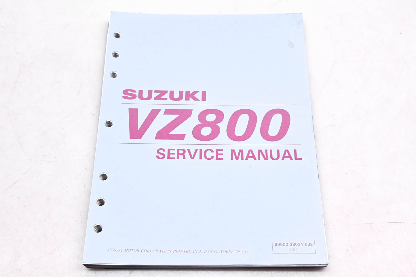 OEM Suzuki 99500-38031-03E VZ800 Service Manual