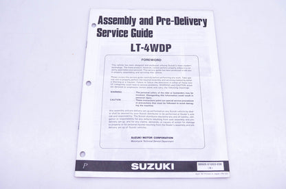 OEM Suzuki 99505-01003-03E LT-4WDP Assembly Service Guide