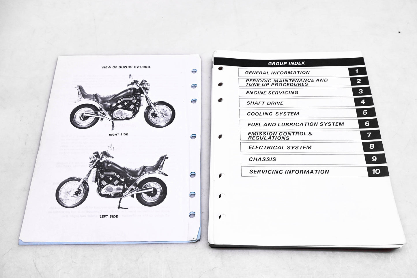 OEM Suzuki 99500-36040-03E GV700GL Service Manual