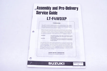 OEM Suzuki 99505-01073-03E LT-F4WDXP Assembly Service Guide