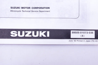 OEM Suzuki 99505-01073-03E LT-F4WDXP Assembly Service Guide