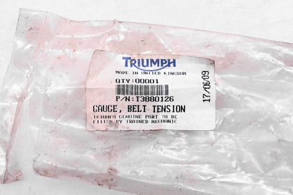New OEM Triumph T3880126 Belt Tension Gauge NOS