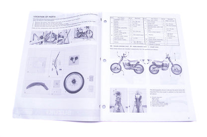 OEM Suzuki 99505-01194-03E DR125SER Assembly Service Guide
