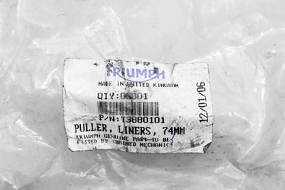 New OEM Triumph T3880101 Cylinder Liner 74mm Puller NOS