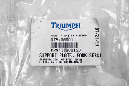 New OEM Triumph T3880153 Fork Service Support Plate NOS