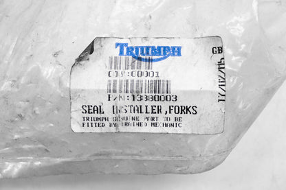 New OEM Triumph T3880003 Fork Seal Installer Tool NOS