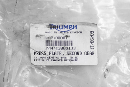 New OEM Triumph T3880133 Second Gear Press Plate Assembly NOS