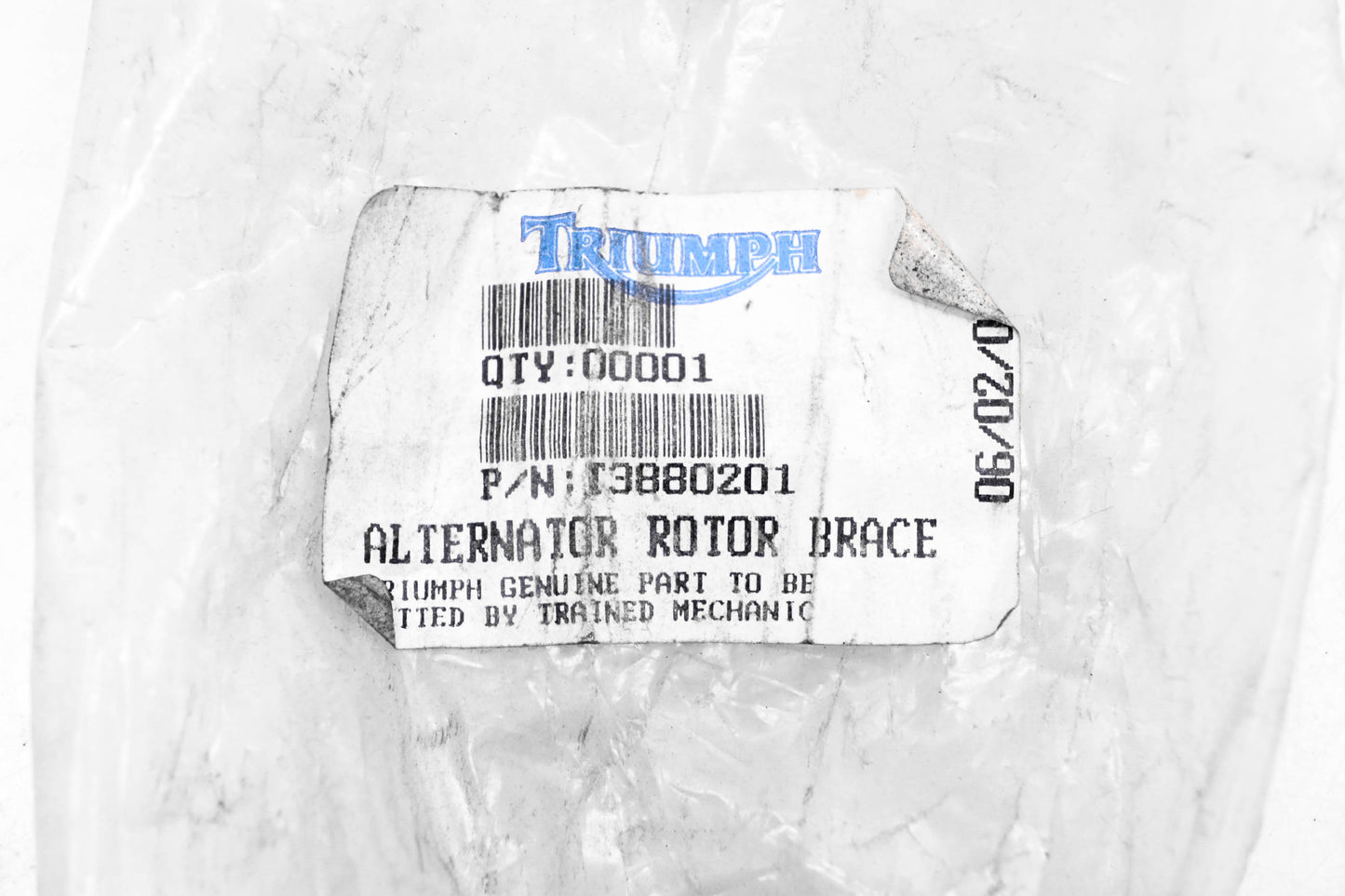 OEM Triumph T3880201 Alternator Rotor Brace