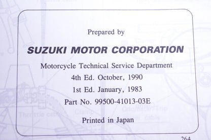 OEM Suzuki 99500-41013-03E LT125 Service Manual