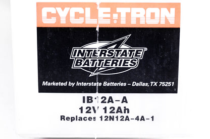 Interstate Batteries IB12A-A Cycle-Tron 12v 12Ah Battery NOS