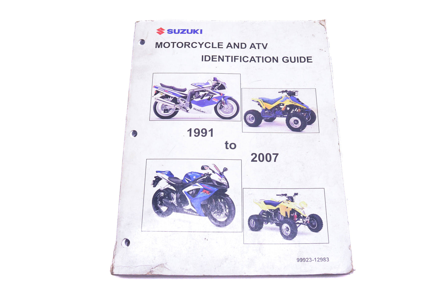 OEM Suzuki 99923-12983 Motorcycle & ATV Identification Guide 1991-2007