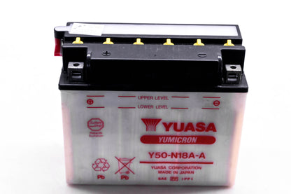 Yuasa Y50-N18A-A, M228AY Yumicron 12v 20Ah Battery NOS
