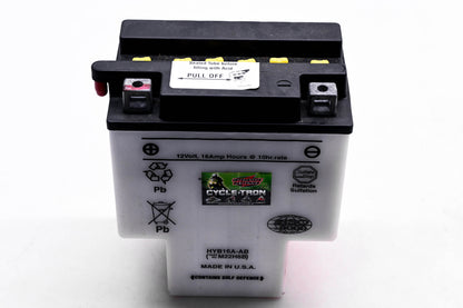 Interstate Batteries HYB16A-AB, M22H6B Cycle-Tron 12v 16Ah Battery NOS