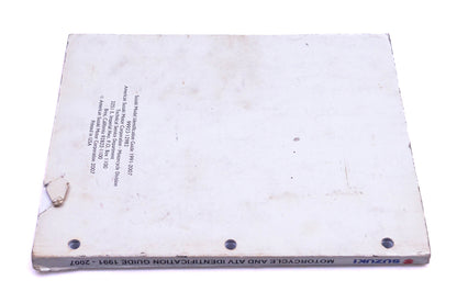 OEM Suzuki 99923-12983 Motorcycle & ATV Identification Guide 1991-2007
