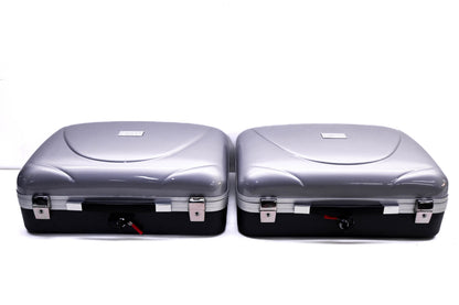 Aprilia 8790173, 8790177 Silver Pegaso Lateral Case Side Pannier Kit NOS