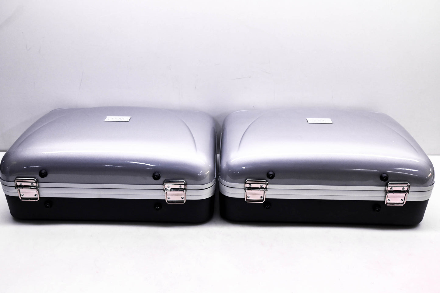 Aprilia 8790173, 8790177 Silver Pegaso Lateral Case Side Pannier Kit NOS