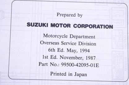 OEM Suzuki 99500-42095-01E LT-F250 Service Manual