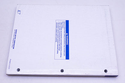 OEM Suzuki 99011-36F56-03A RM125 K7 Service Manual