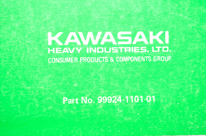 OEM Kawasaki 99924-1101-01 KX125/250/500 Service Manual