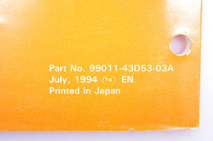 OEM Suzuki 99011-43D53-03A RM125 S Service Manual