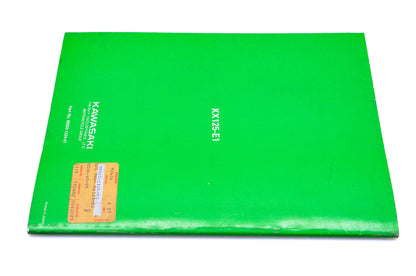 OEM Kawasaki 99920-1324-01 KX125-E1 Service Manual